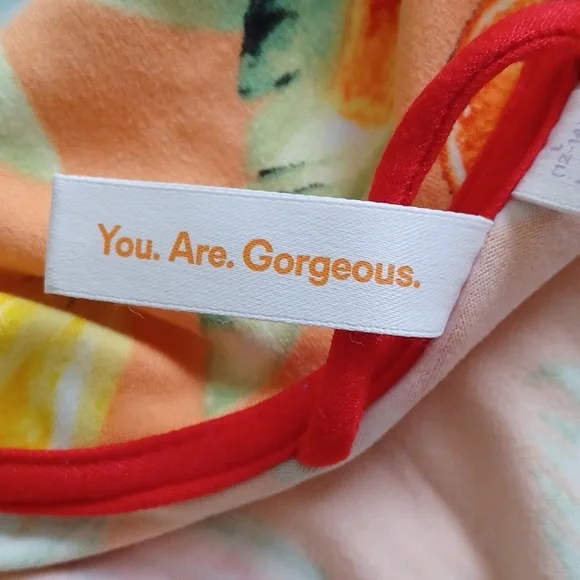 Joyspun "Peach Blossom" Notch Collar Short Sleeve Pajama Set ** SZ L - Picture 7 of 9